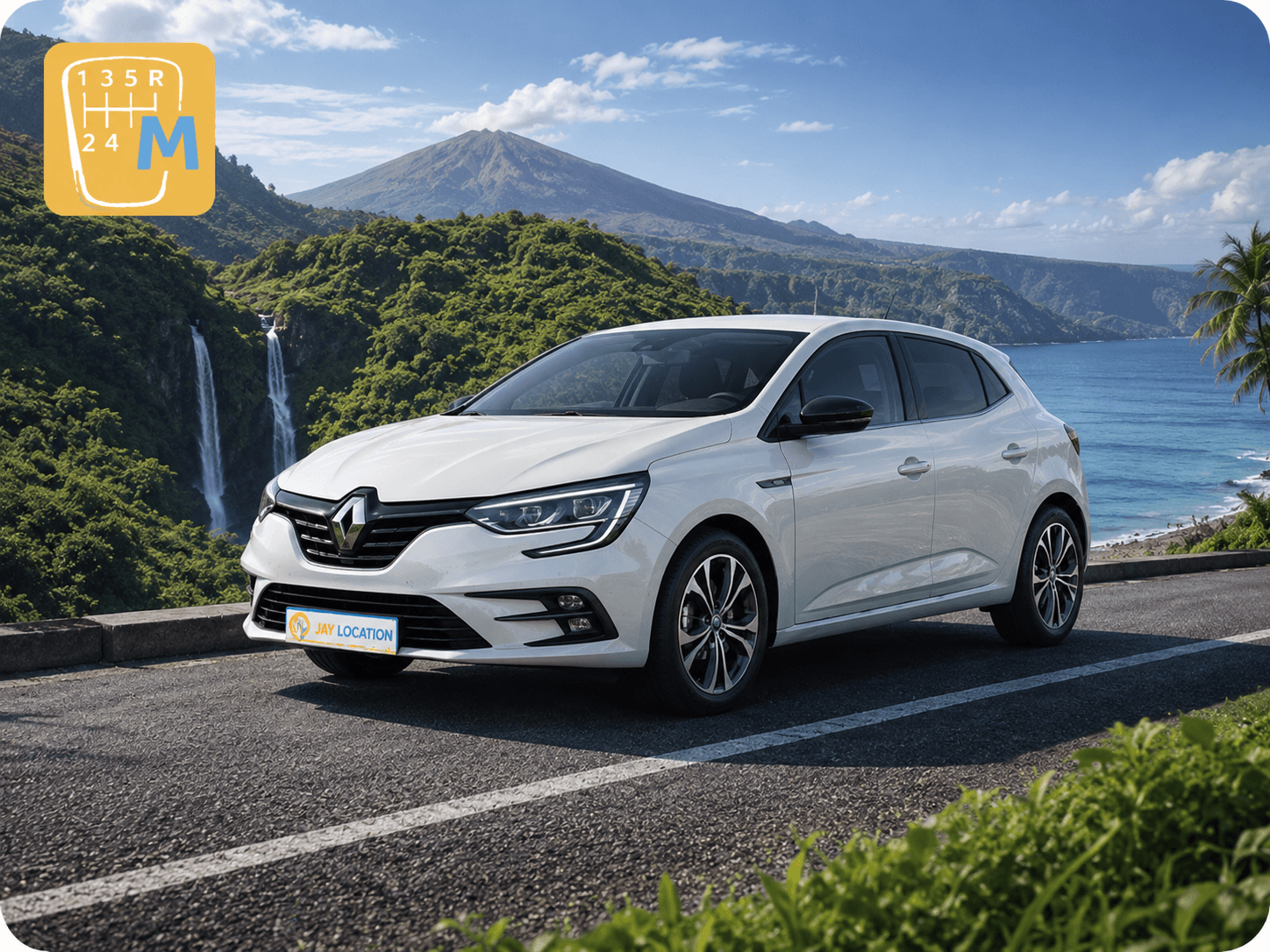 Renault Clio — location de voiture à La Réunion
